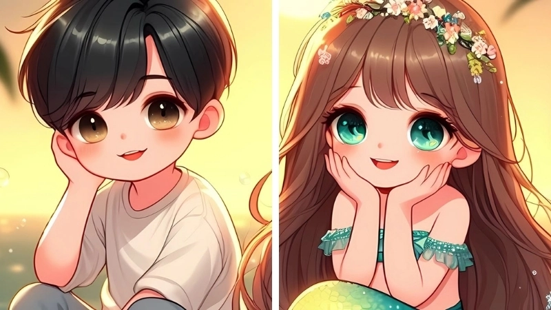 Thể hiện sự gắn kết với avatar đôi cho 2 người
