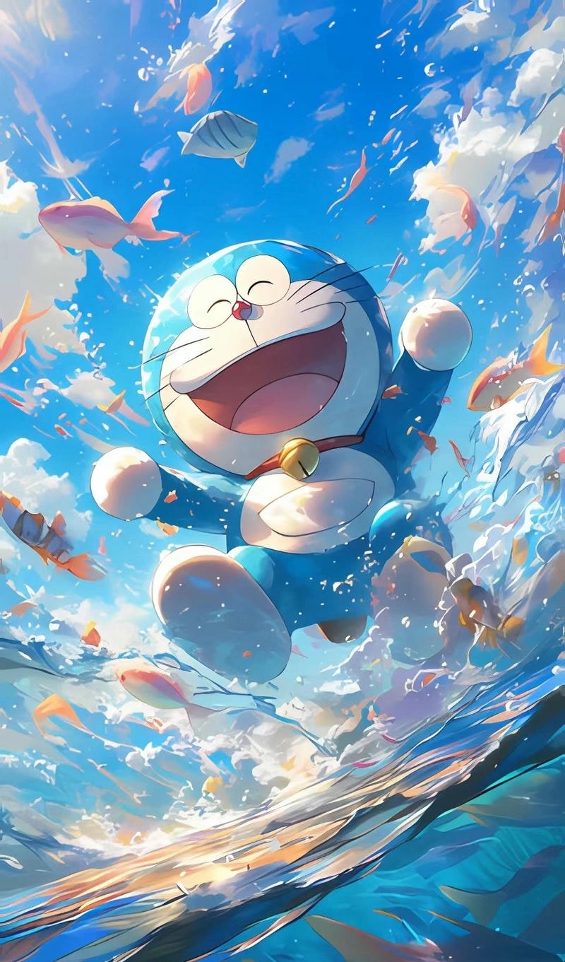 Avatar Doremon cute phù hợp với những ai yêu thích sự dễ thương