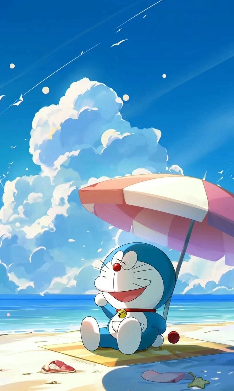 Avatar Doremon đôi thể hiện sự kết nối đáng yêu