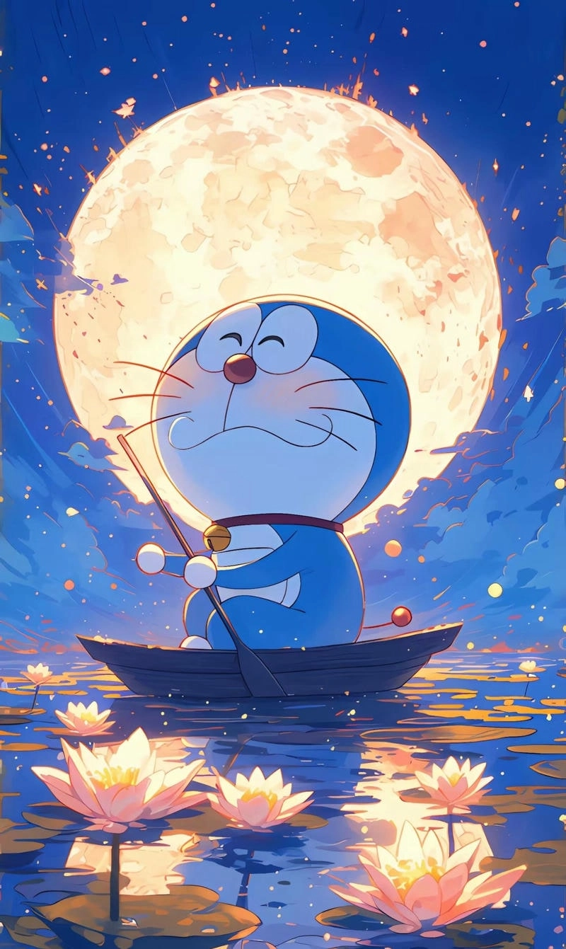 Ảnh đại diện Doraemon cute làm nổi bật phong cách dễ thương