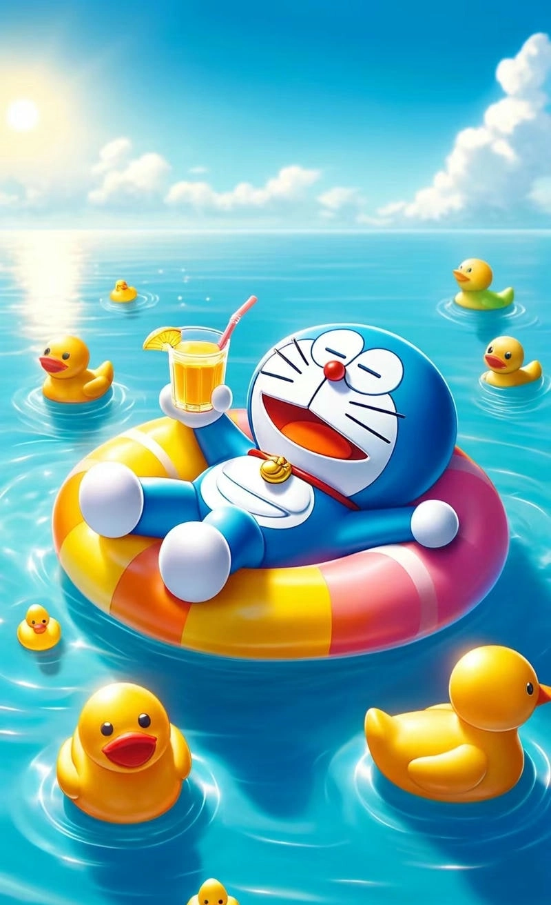 Hình ảnh Doremon cute phù hợp cho những ai yêu thích sự đáng yêu