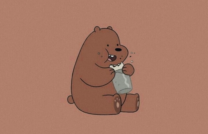 Ngọt ngào và dễ thương với avatar cute gấu nâu