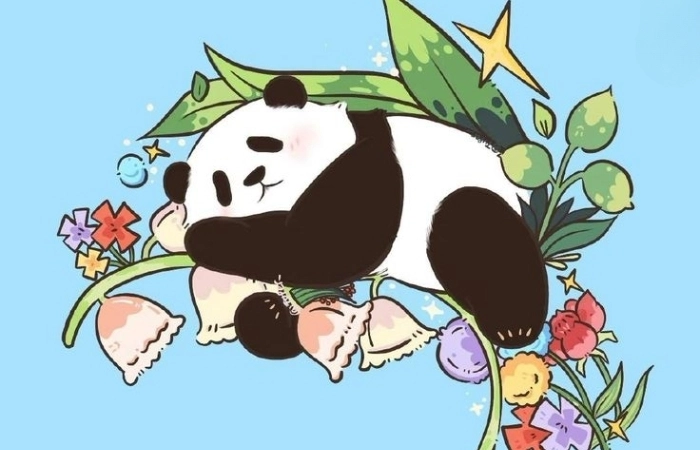 Gấu trúc avatar cute, nét đáng yêu không thể chối từ