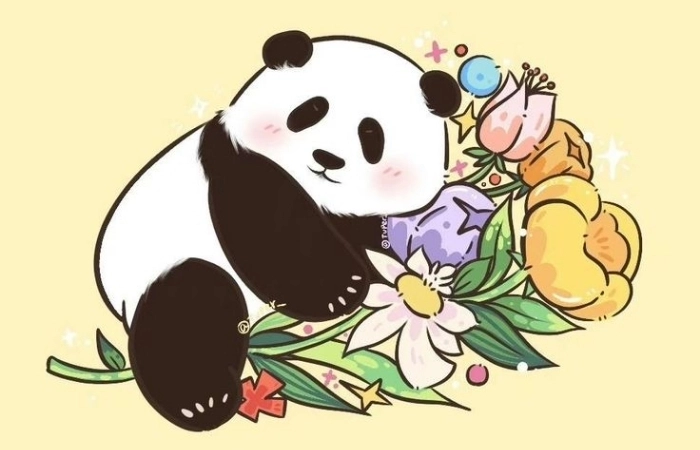 Gấu trúc panda, hình ảnh dễ thương cho những ai thích sự giản dị