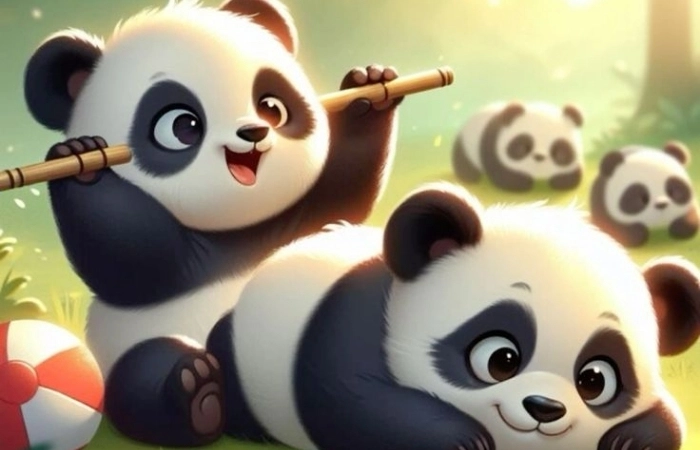 Chúng tôi đơn giản là gấu panda, đáng yêu và vui nhộn
