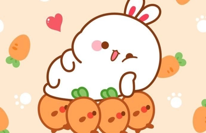 Avatar thỏ cute dễ thương dành cho những ai yêu thích động vật