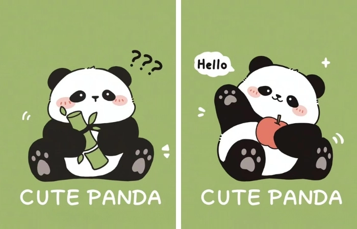 Avatar gấu cute đôi dành cho cặp đôi đáng yêu