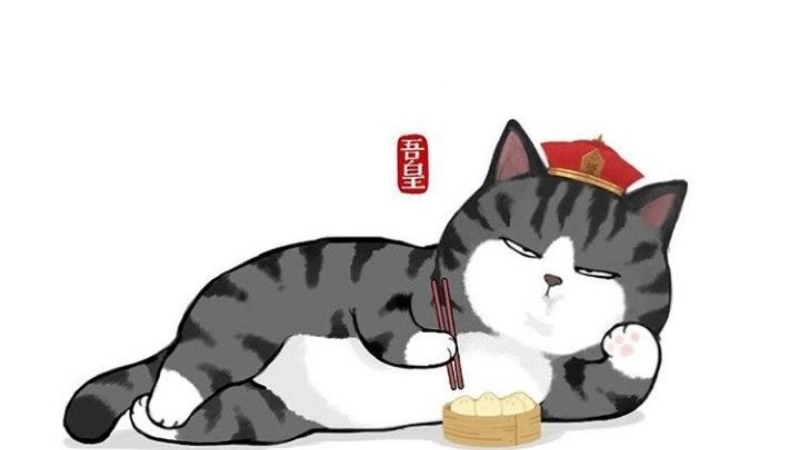 Avatar mèo hoàng thượng sang chảnh hết nấc