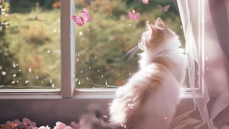 Thêm nét đáng yêu với avatar cute mèo hot trend