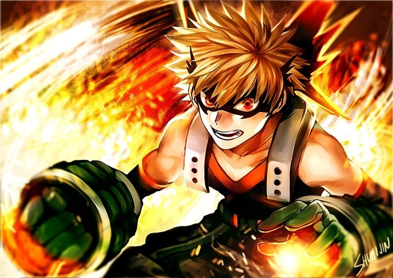 Bakugo Luôn bùng nổ với sức mạnh và cá tính mạnh mẽ