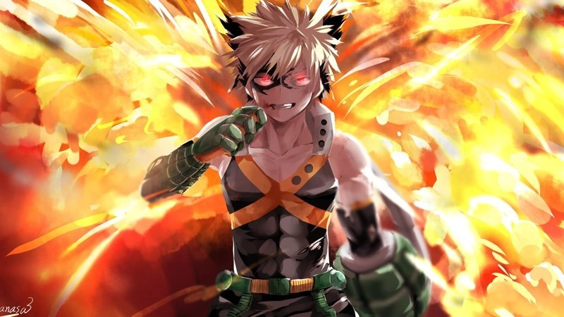Anime Bakugo hình ảnh chiến đấu cực chất từ phiên bản anime