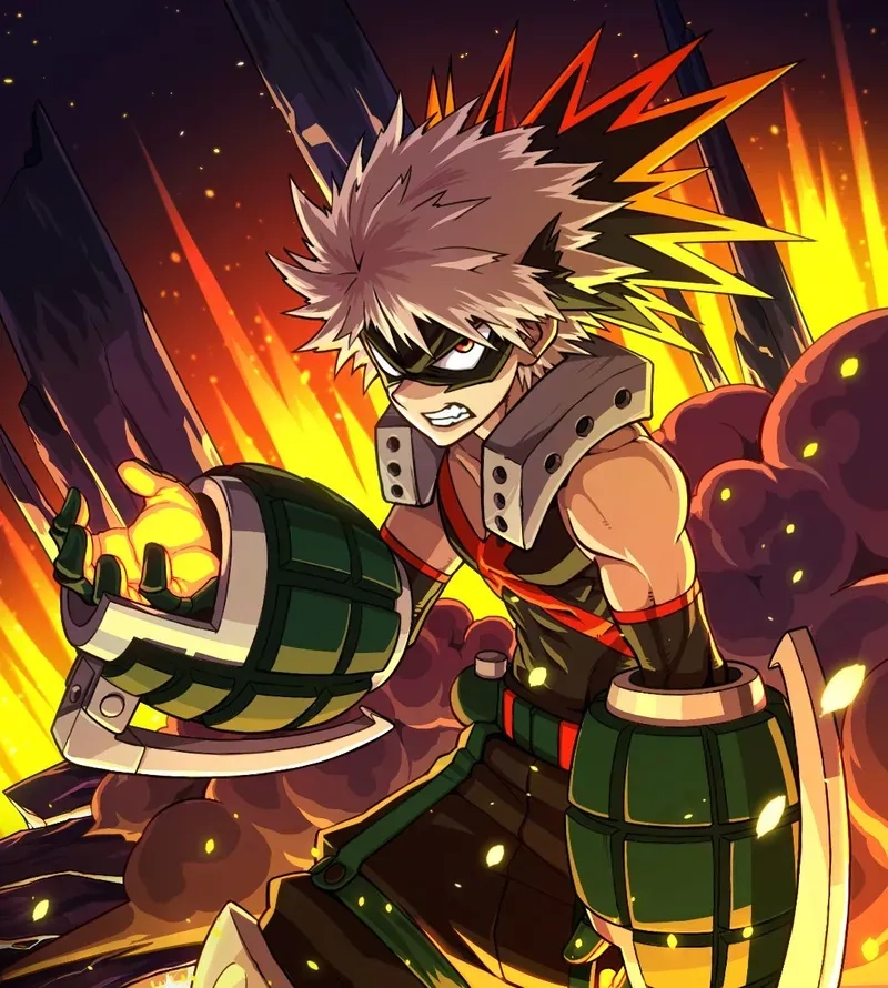 Ngày sinh của Bakugou ngày 20/4 đánh dấu sự ra đời của một chiến binh