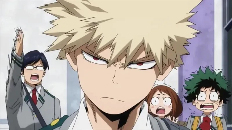 Vẽ Bakugou tái hiện hình ảnh chiến binh với nét vẽ đầy ấn tượng