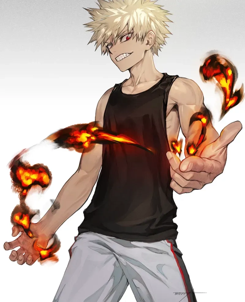 Bakugo height sở hữu chiều cao lý tưởng 172cm đầy mạnh mẽ