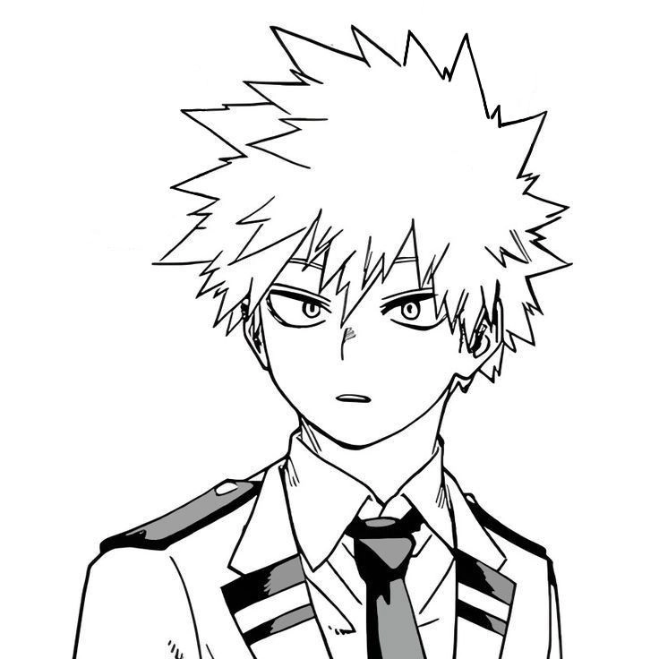 Bakugo art nghệ thuật thể hiện sự dữ dội và quyết tâm của Bakugo
