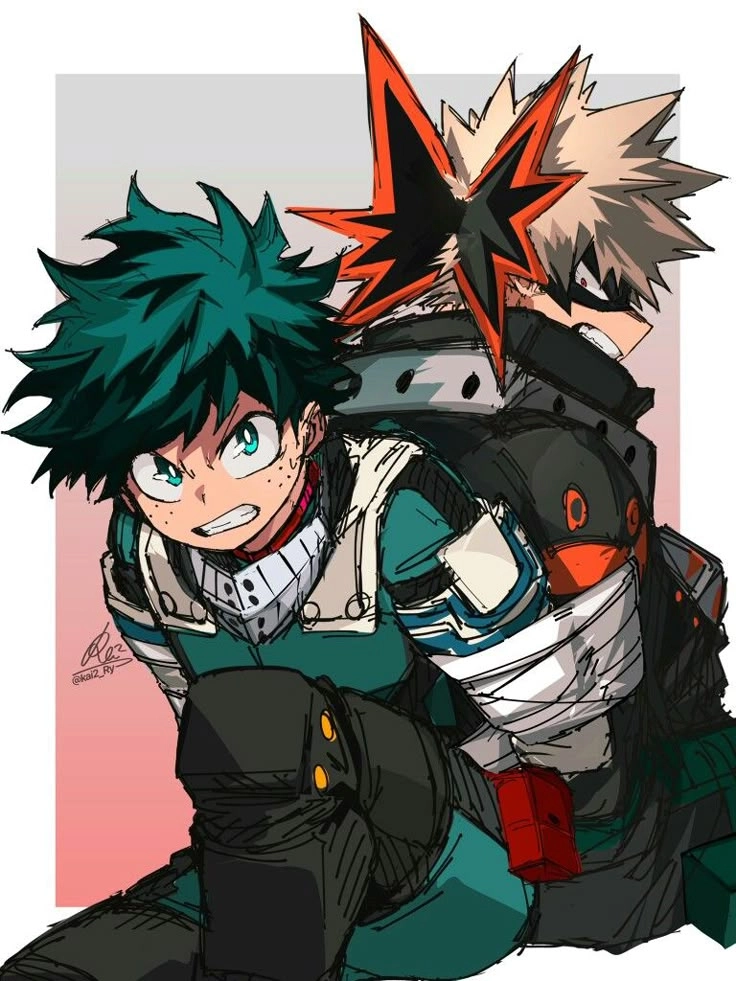 Deku và Bakugo khi ngọn lửa quyết tâm không bao giờ tắt