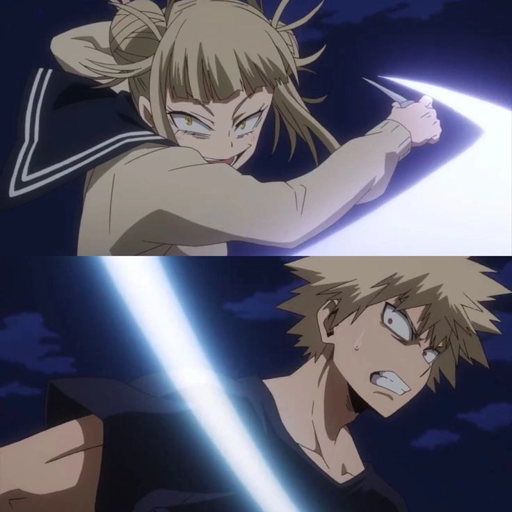 Bakugou x Toga mối quan hệ nguy hiểm giữa anh hùng và phản diện