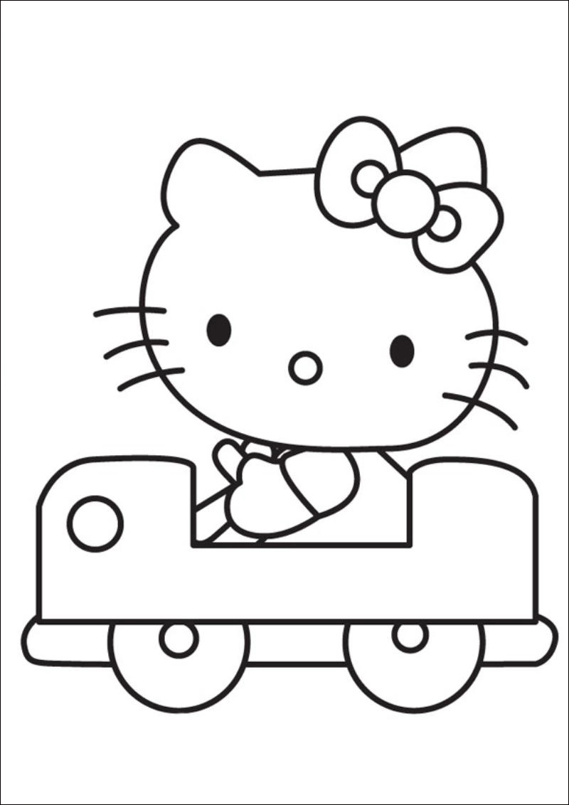 Gợi ý cách tô màu hello kitty đẹp như tranh