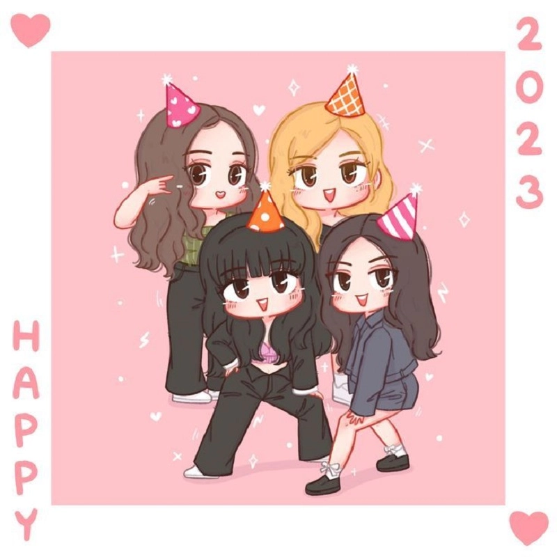 Thế giới đầy màu sắc của chibi blackpink cute