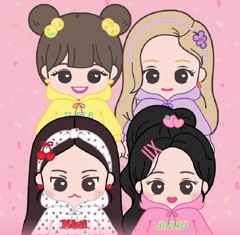 Đắm chìm trong bộ ảnh chibi cute blackpink