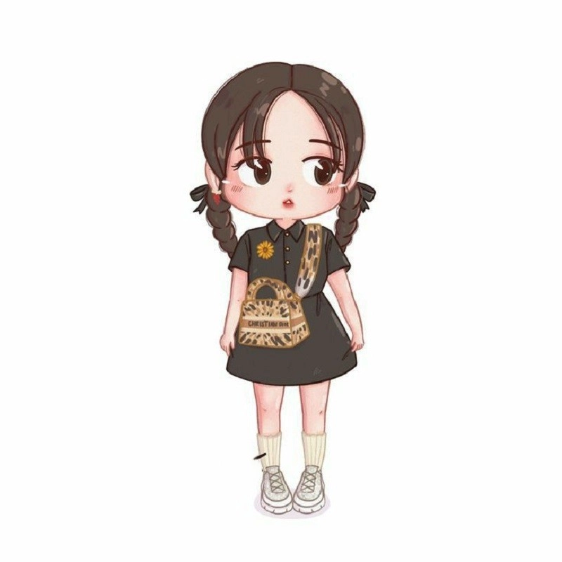 Bộ ảnh jennie cute chibi khiến tim tan chảy