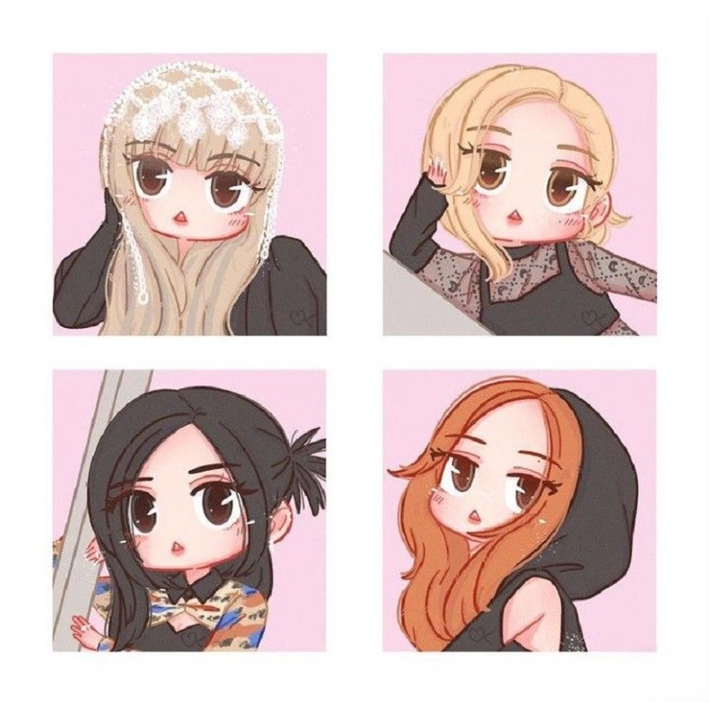 Chiêm ngưỡng bộ ảnh chibi blackpink mới nhất