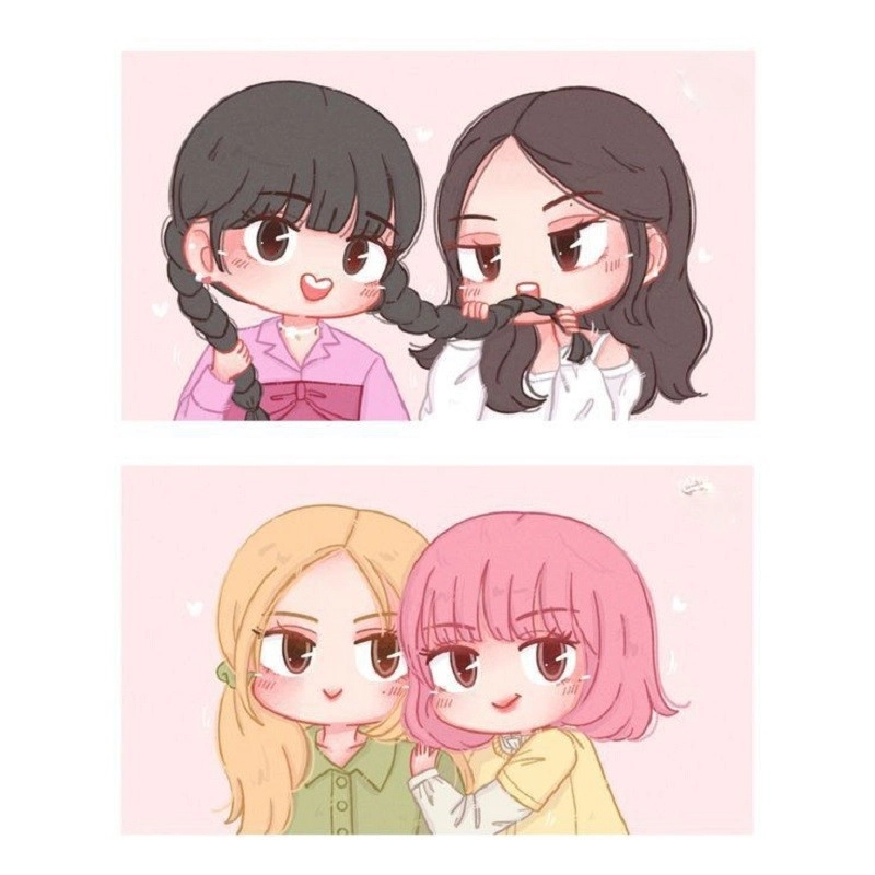 Tuyển chọn hình vẽ chibi blackpink đẹp miễn bàn
