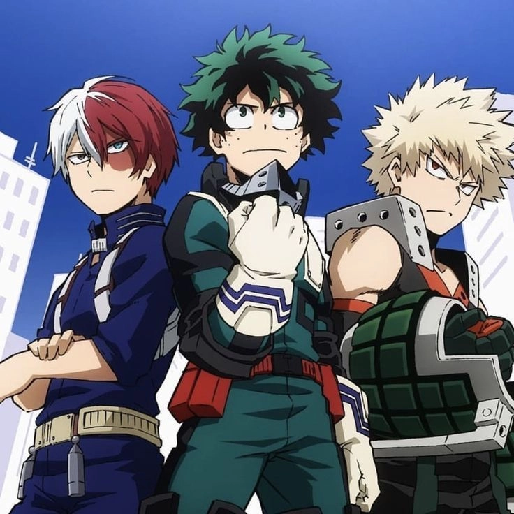 Deku x Shoto x Bakugou khi ý chí, băng lửa và sức mạnh bùng nổ hội tụ
