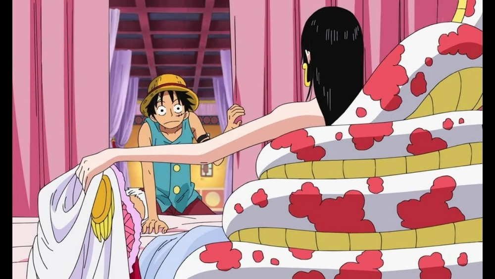 Boa và Luffy mối quan hệ đầy hài hước nhưng cũng cảm động