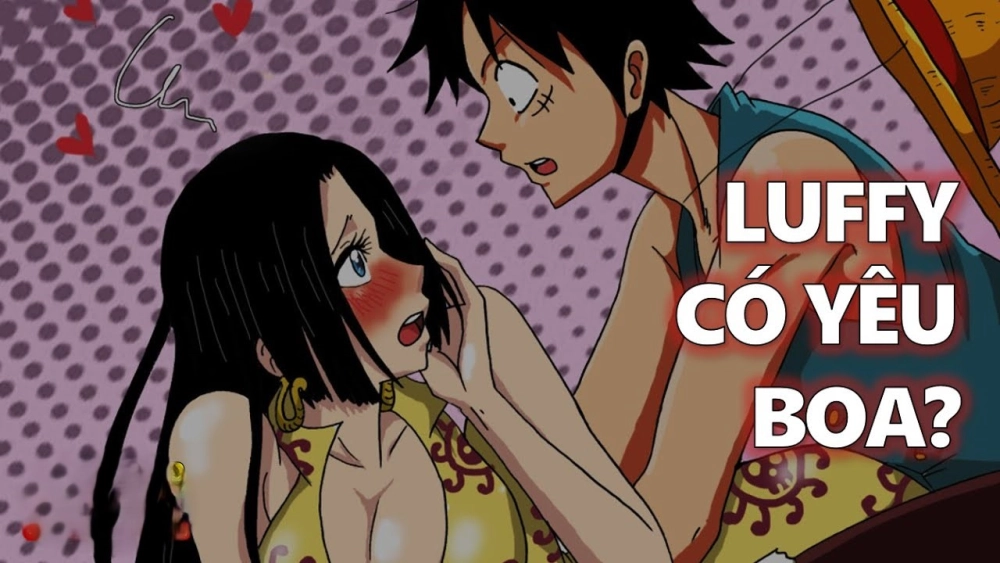 Hình Luffy và Hancock với những giây phút đáng nhớ trong truyện