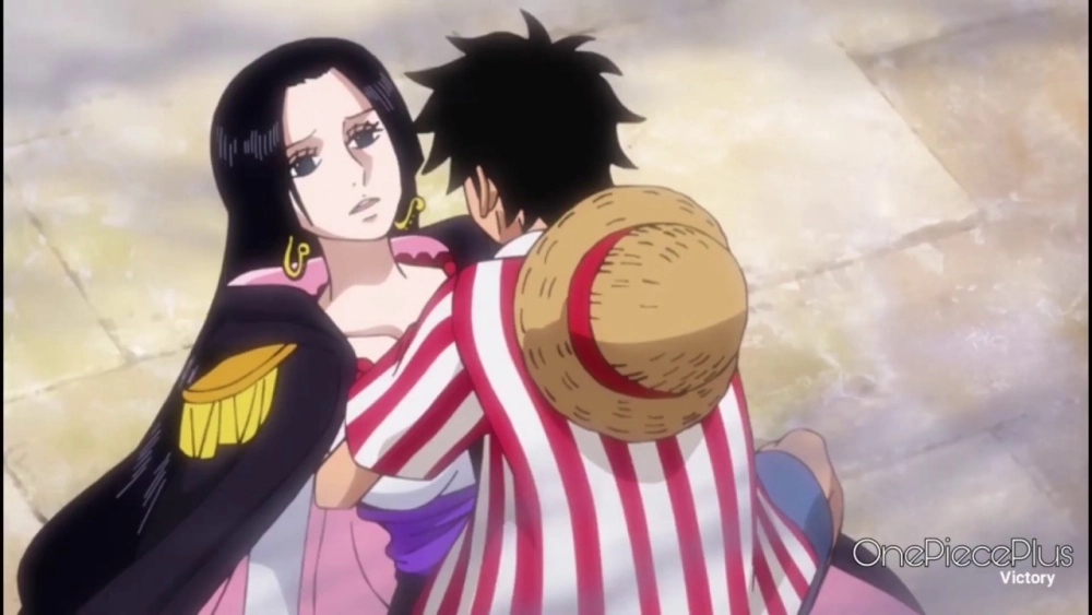 Hình ảnh Luffy và Boa Hancock fanart đầy sáng tạo của người hâm mộ