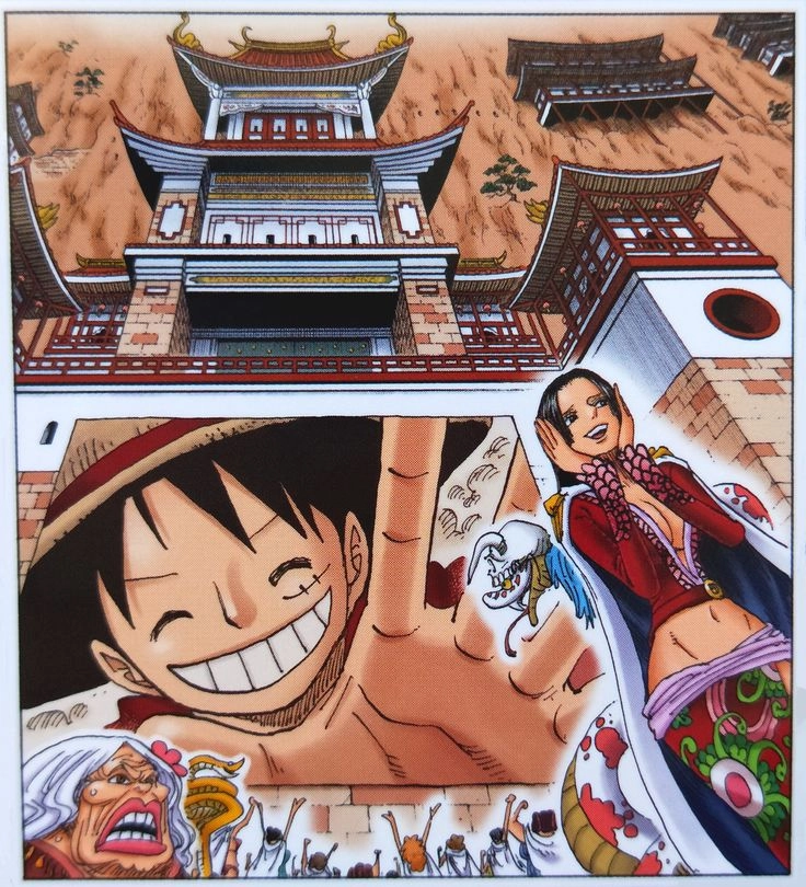 Hình của Luffy và Boa Hancock những khoảnh khắc ấn tượng