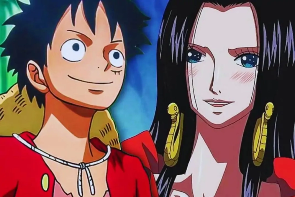 One Piece Luffy Boa Hancock khoảnh khắc khiến fan thích thú