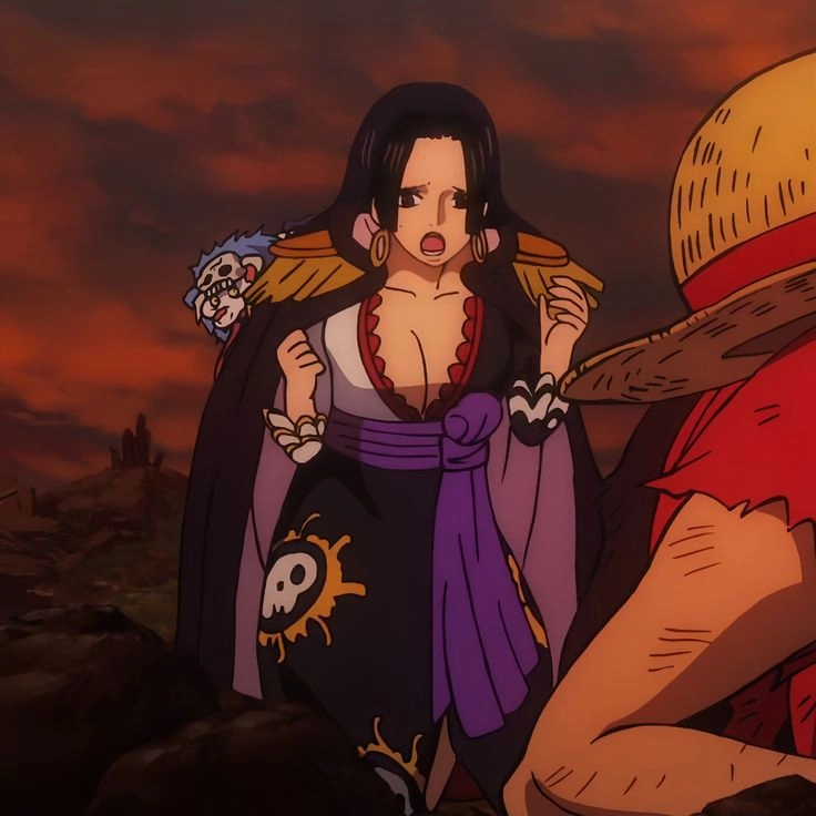 Ảnh của Luffy và Hancock khiến fan thích thú khi xem lại