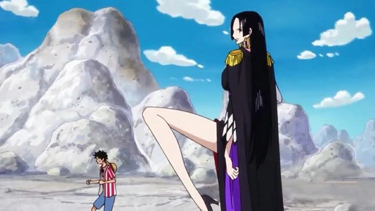 Ảnh Luffy và Boa Hancock khi nữ hoàng hải tặc si mê thuyền trưởng