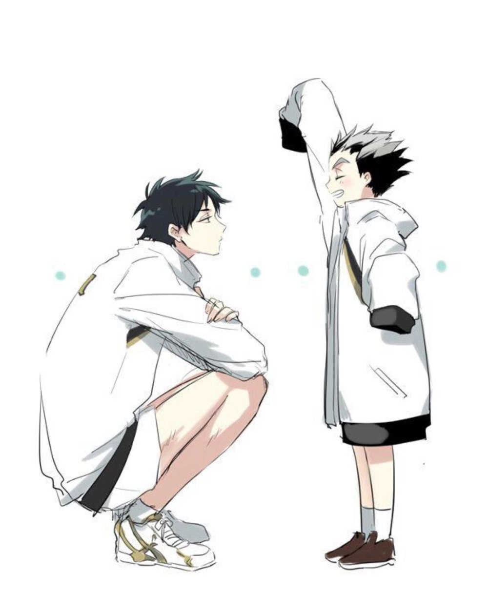 Akaashi Keiji Bokuto Koutarou bộ đôi huyền thoại của Fukurodani