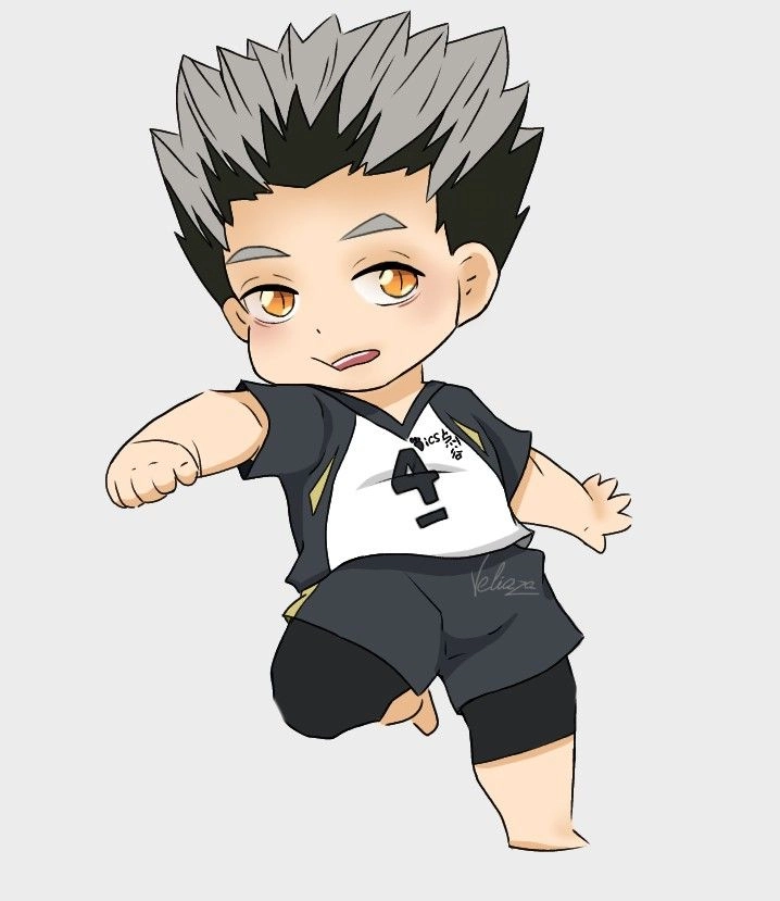 Bokuto Chibi phiên bản tí hon nhưng vẫn giữ nét tinh nghịch đặc trưng
