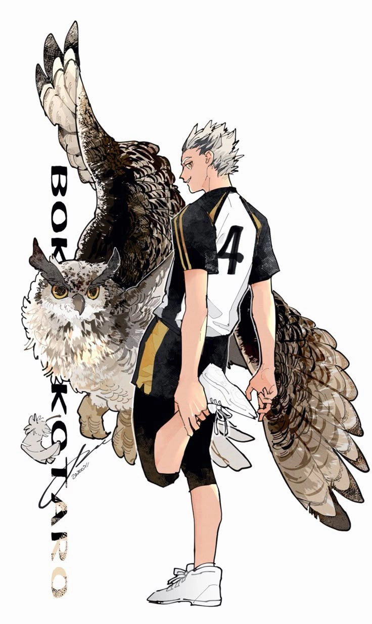 Owl Bokuto khi chủ công tràn đầy sức sống được ví như cú mạnh mẽ