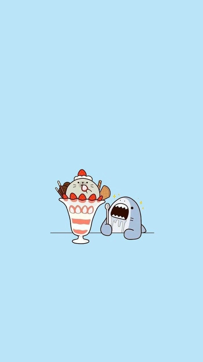 Tham khảo ngay các hình cá mập chibi dễ thương xinh xắn