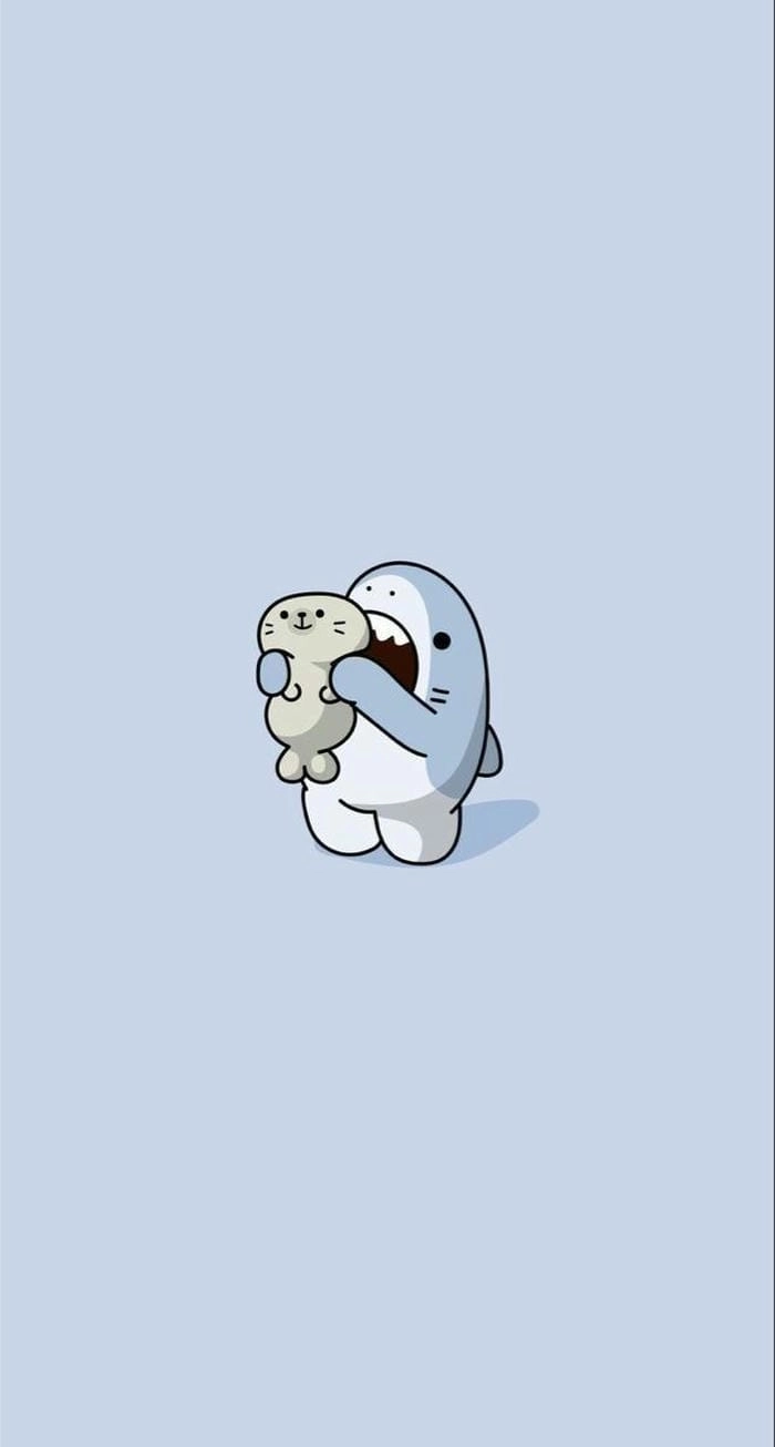 Sưu tầm ngay bộ sticker cute hình cá mập chibi cực chất
