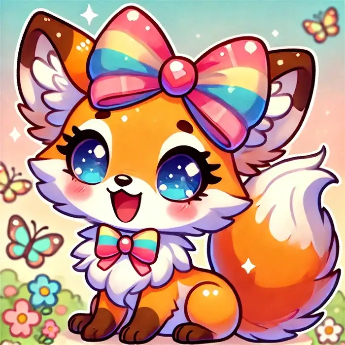 Bộ sưu tập ảnh con cáo chibi đáng yêu nhất năm