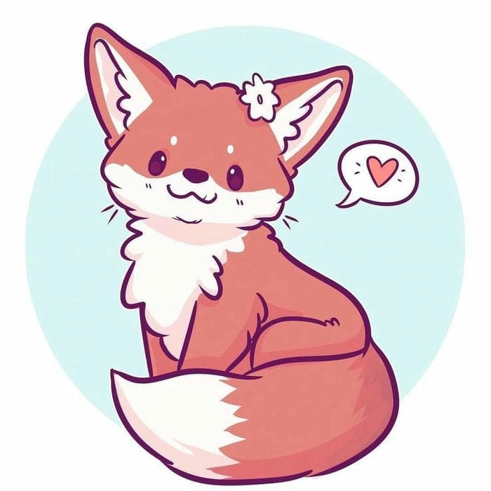 Tải ngay loạt hình cáo chibi siêu đáng yêu