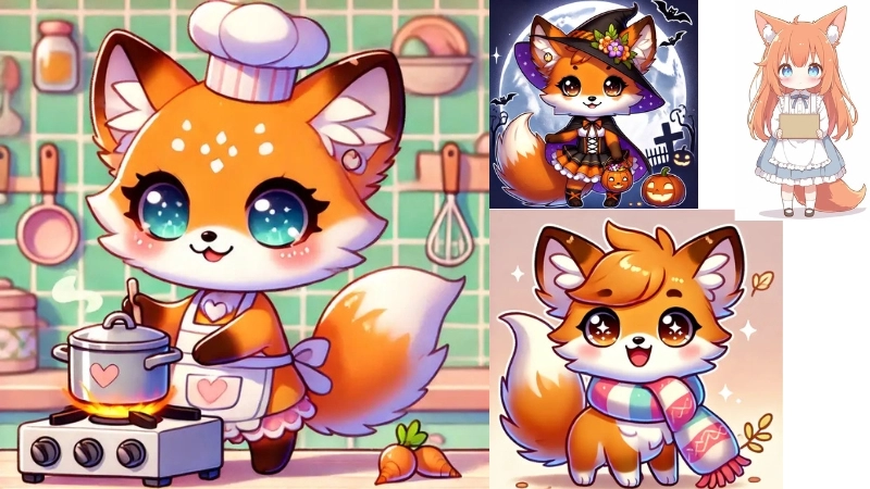 Thế nào là ảnh cáo chibi đẹp?