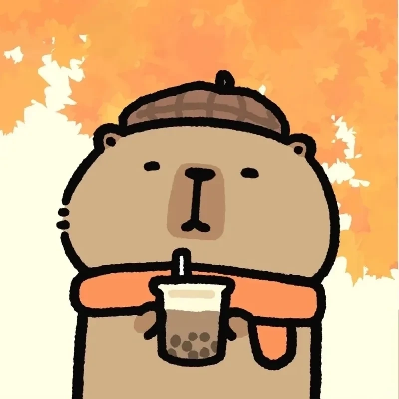Hình nền hình nền capybara chibi sinh động dành cho fan của capybara