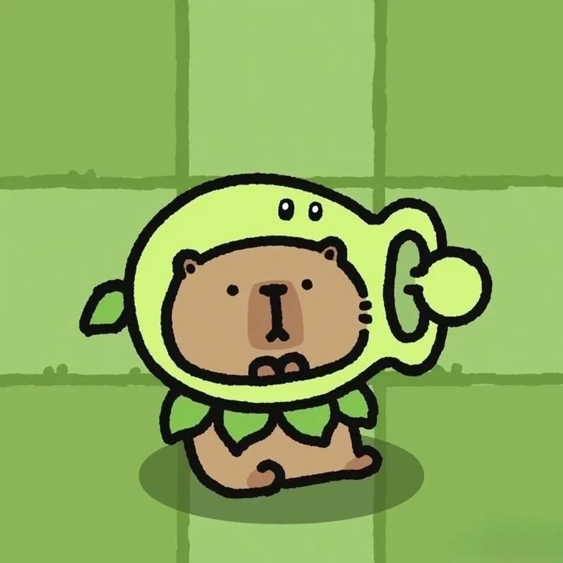 Capybara chibi hình nền đẹp giúp thiết bị trở nên đáng yêu hơn