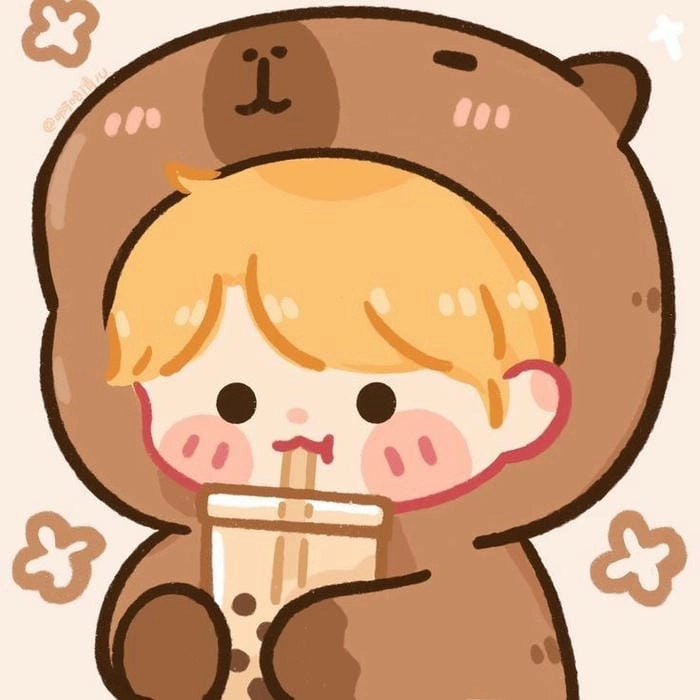 Chibi cute hình nền capybara cute chibi đẹp mắt cho fan của capybara