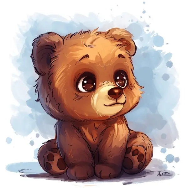 Bộ sưu tập avatar ảnh gấu nâu cute chibi ngọt ngào đáng yêu
