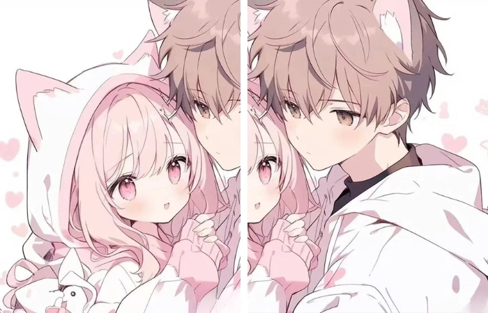Hình cặp đôi yêu nhau anime giúp thể hiện tình cảm chân thật