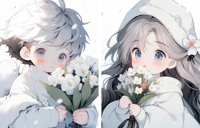 Anime chibi cặp đôi cute giúp gắn kết tình cảm đáng yêu