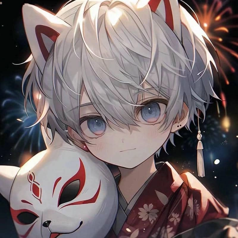 Năng động cùng hình chibi bé trai đá bóng